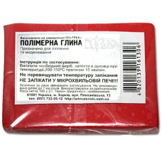 Полимерная глина Трек 100 г красная